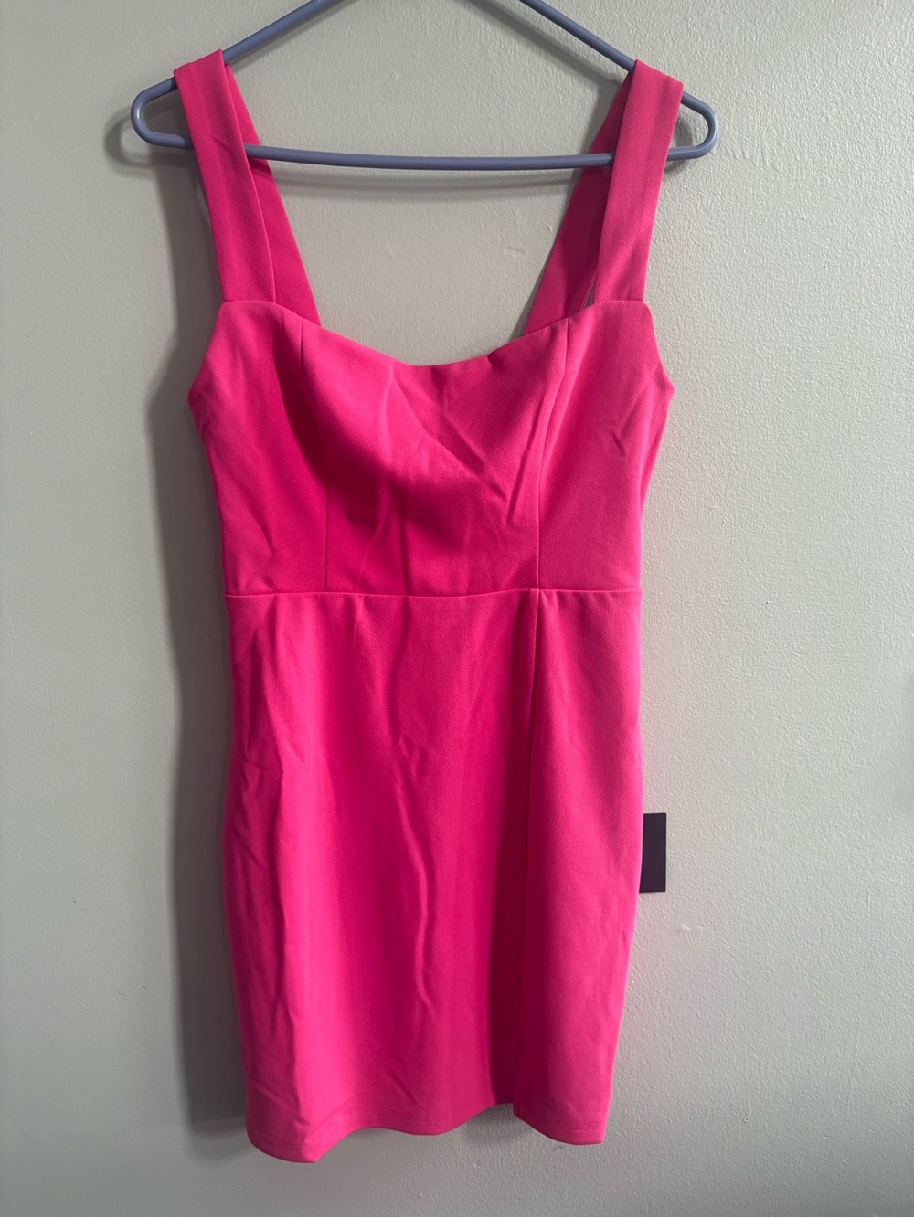 Lulu's Vibrant Hot Pink Mini Dress